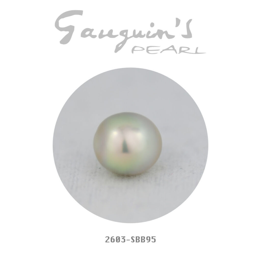Tahitian pearl, AA+ Semi-baroque 9,5mm