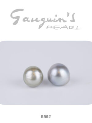 2 Baroque Tahitian pearls