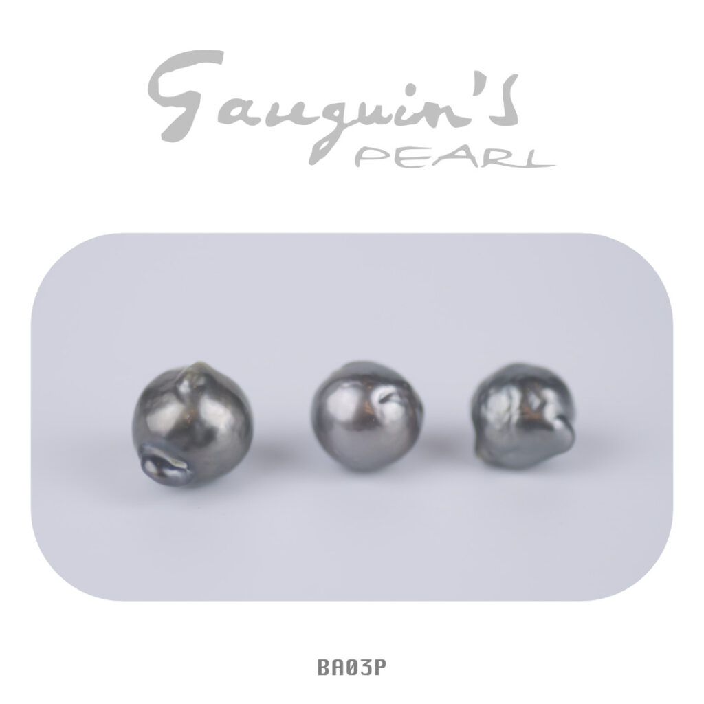 3 Baroque Tahitian pearls