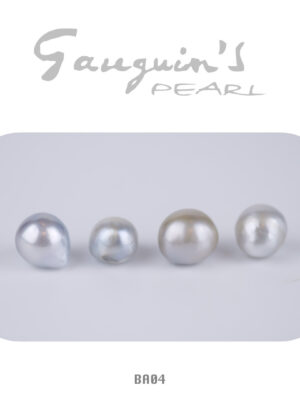 4 Baroque Tahitian pearls