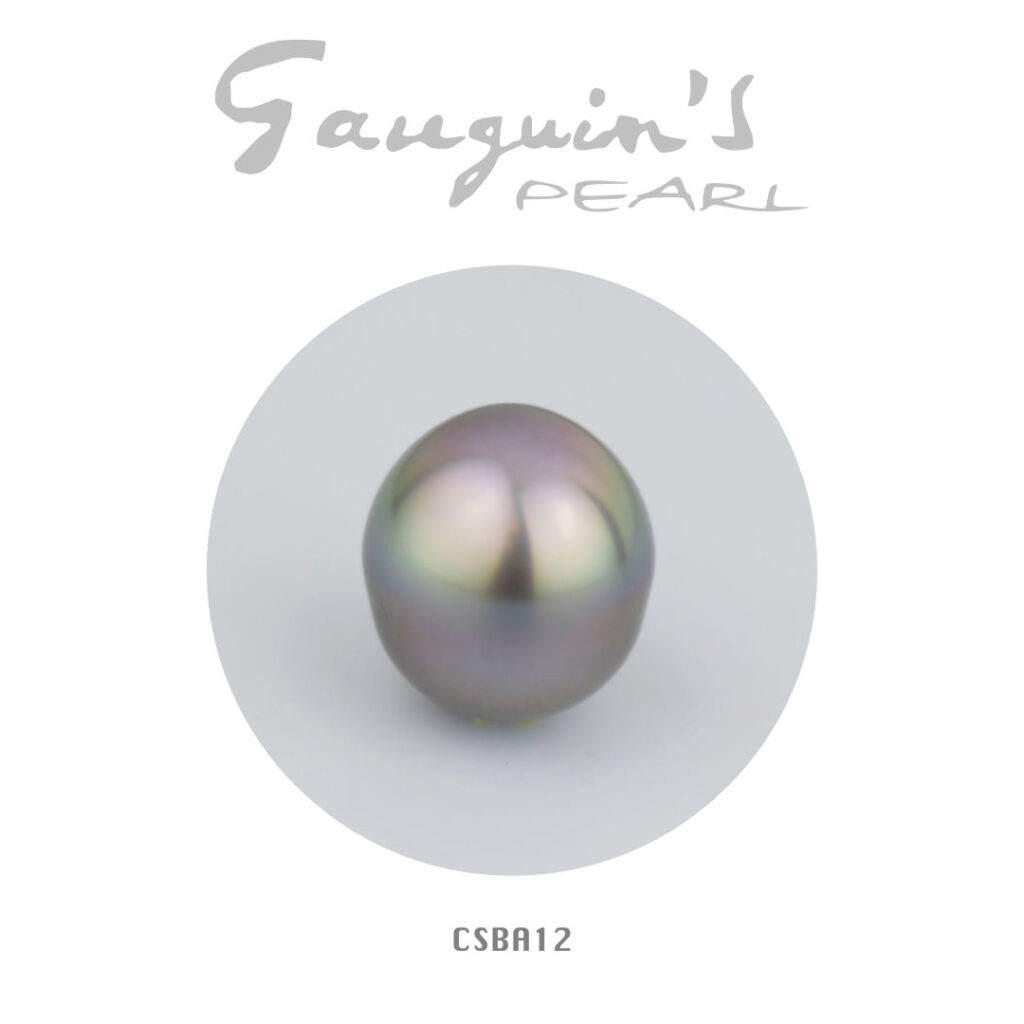 Tahitian pearl, AAA Semi-baroque 12mm