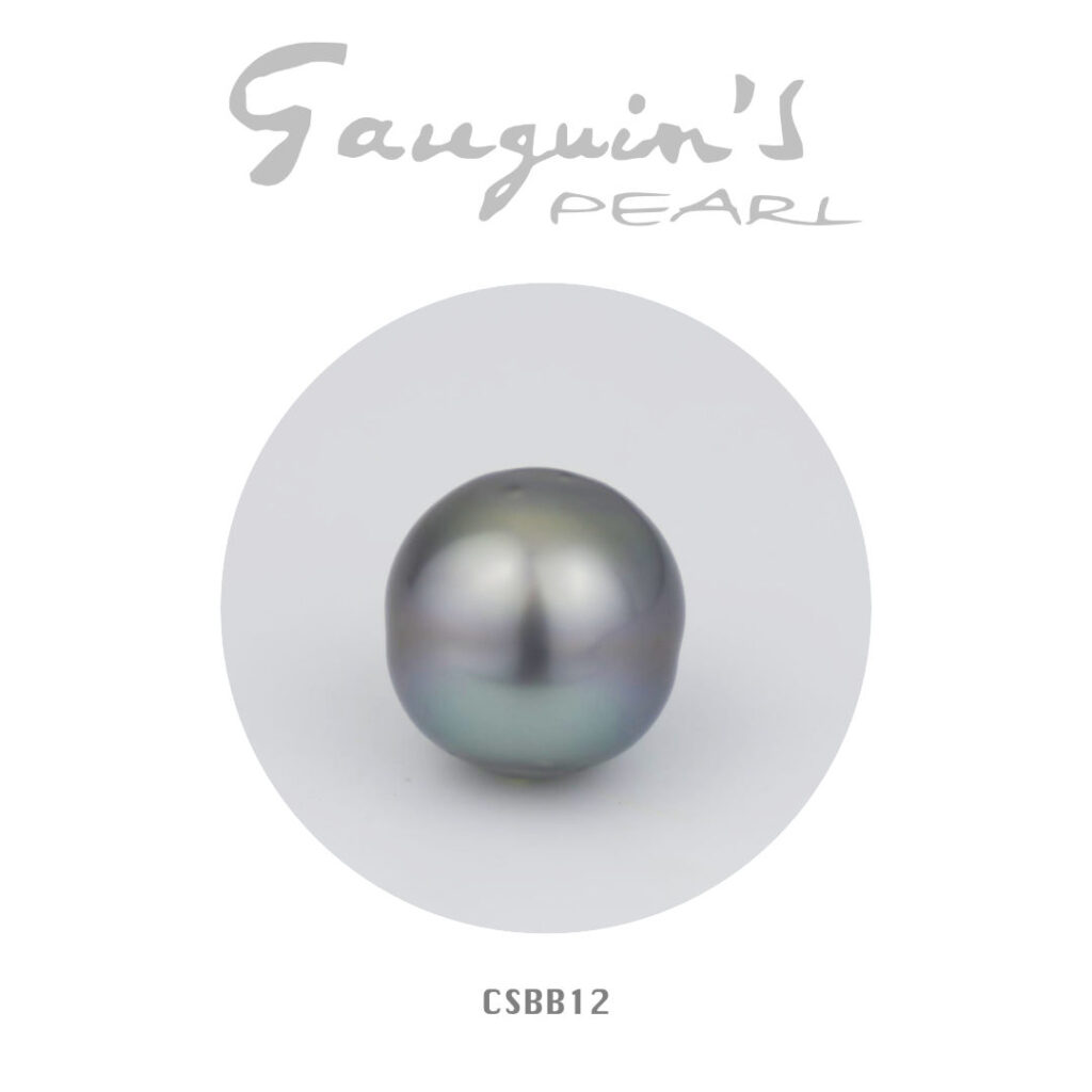 Tahitian pearl, AA Semi-baroque 12mm