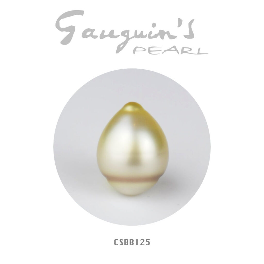 Tahitian pearl, AA Semi-baroque 12,5mm