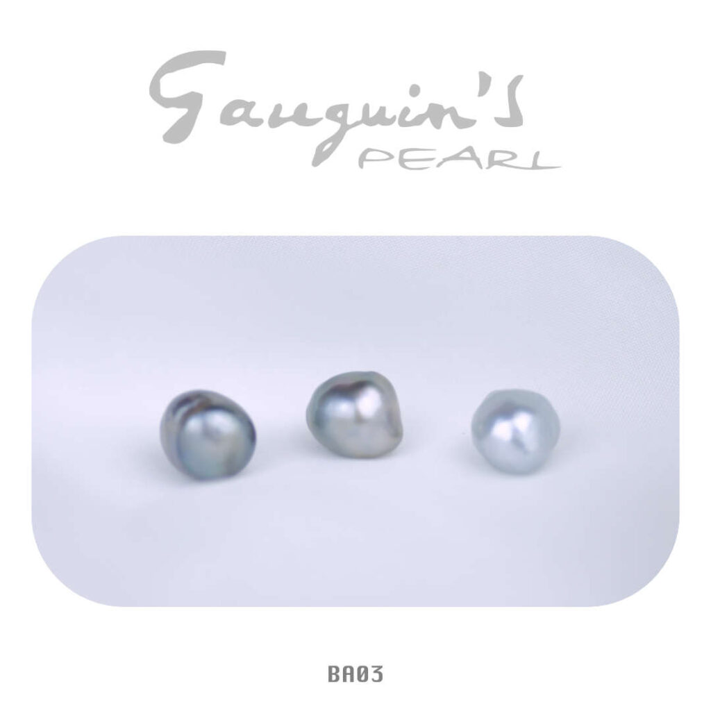 3 Baroque Tahitian pearls