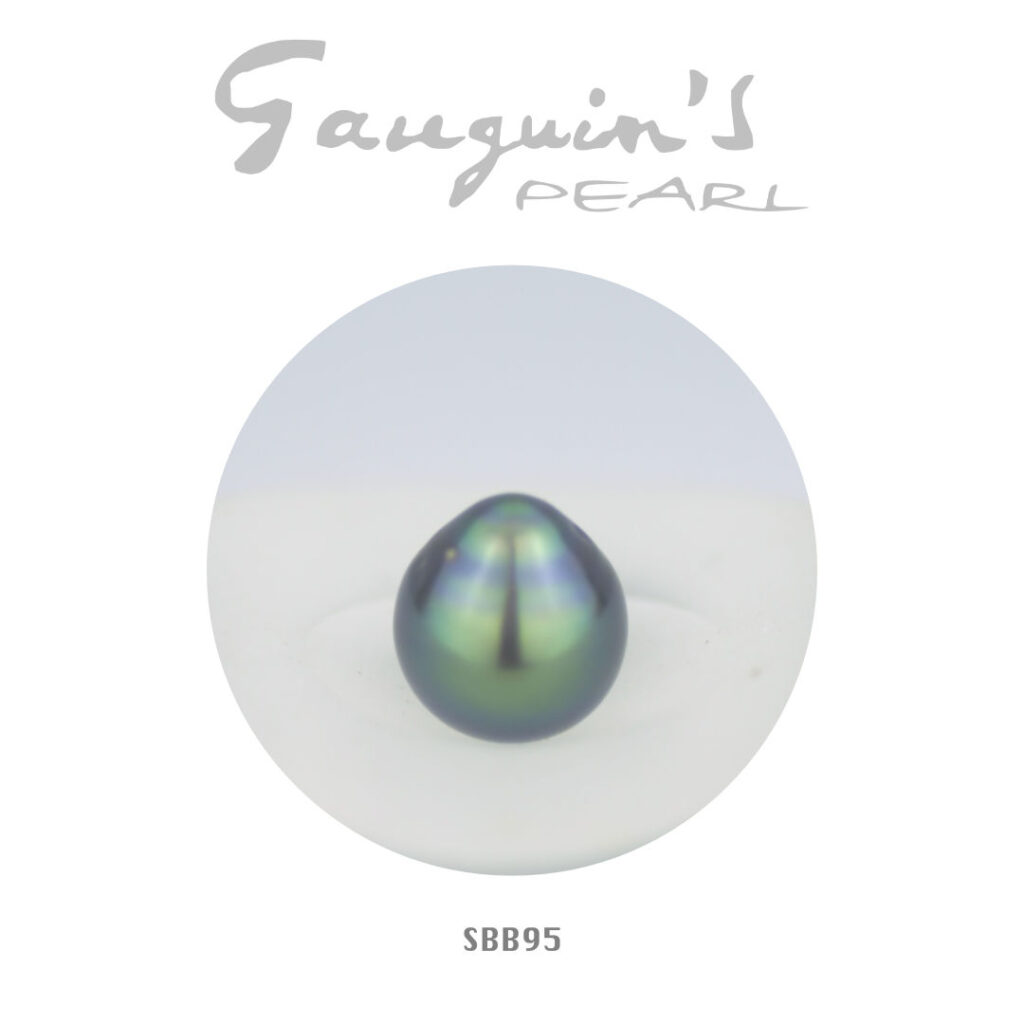 Tahitian pearl, AA+ Semi-baroque 9,5mm
