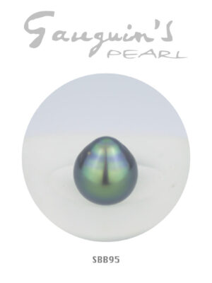 Tahitian pearl, AA+ Semi-baroque 9,5mm