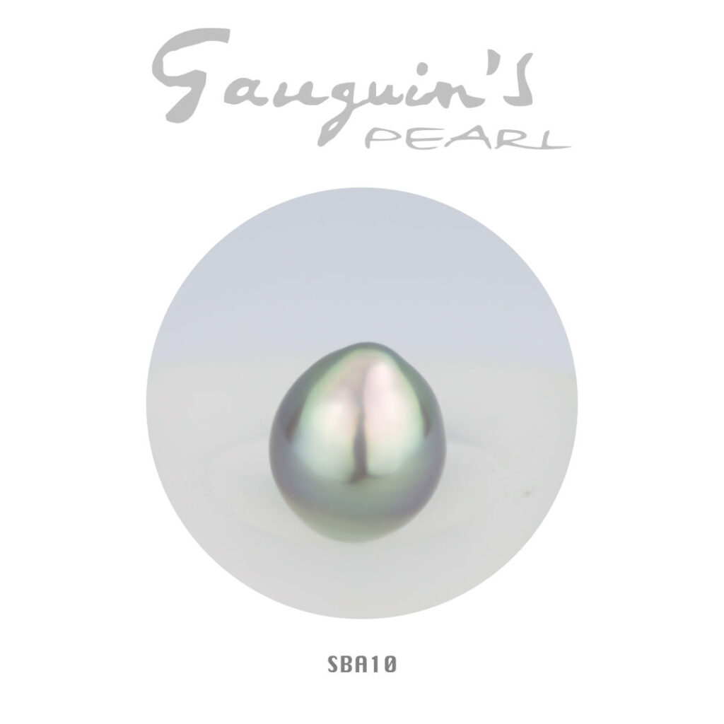 Tahitian pearl, AAA Semi-baroque 10mm