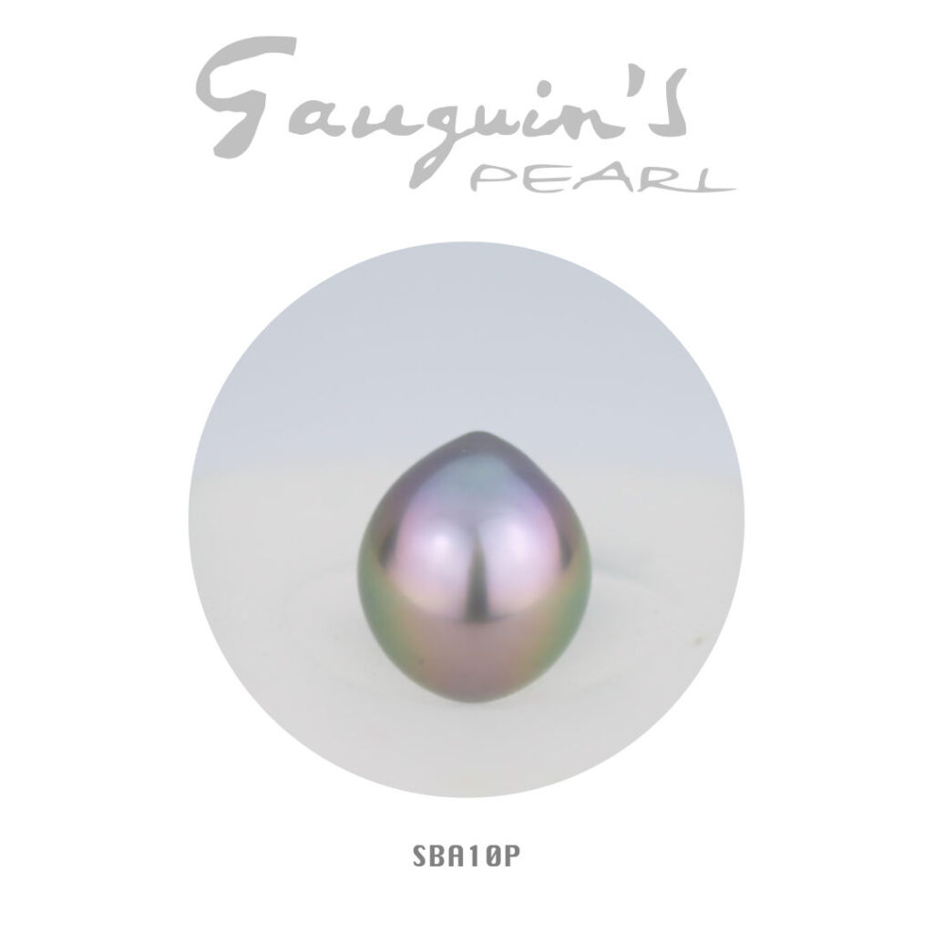 Tahitian pearl, AAA+ Semi-baroque 10mm