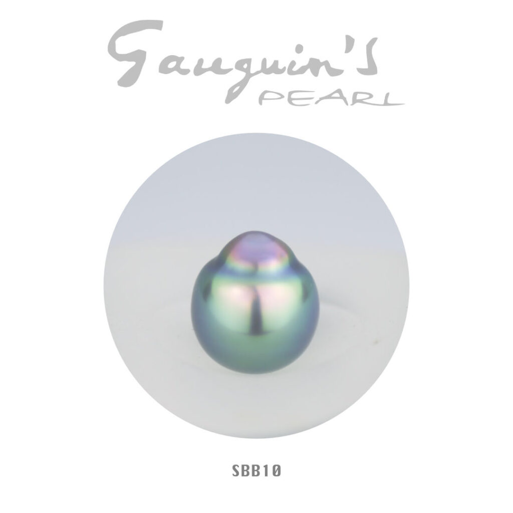 Tahitian pearl, AA+ Semi-baroque 10mm