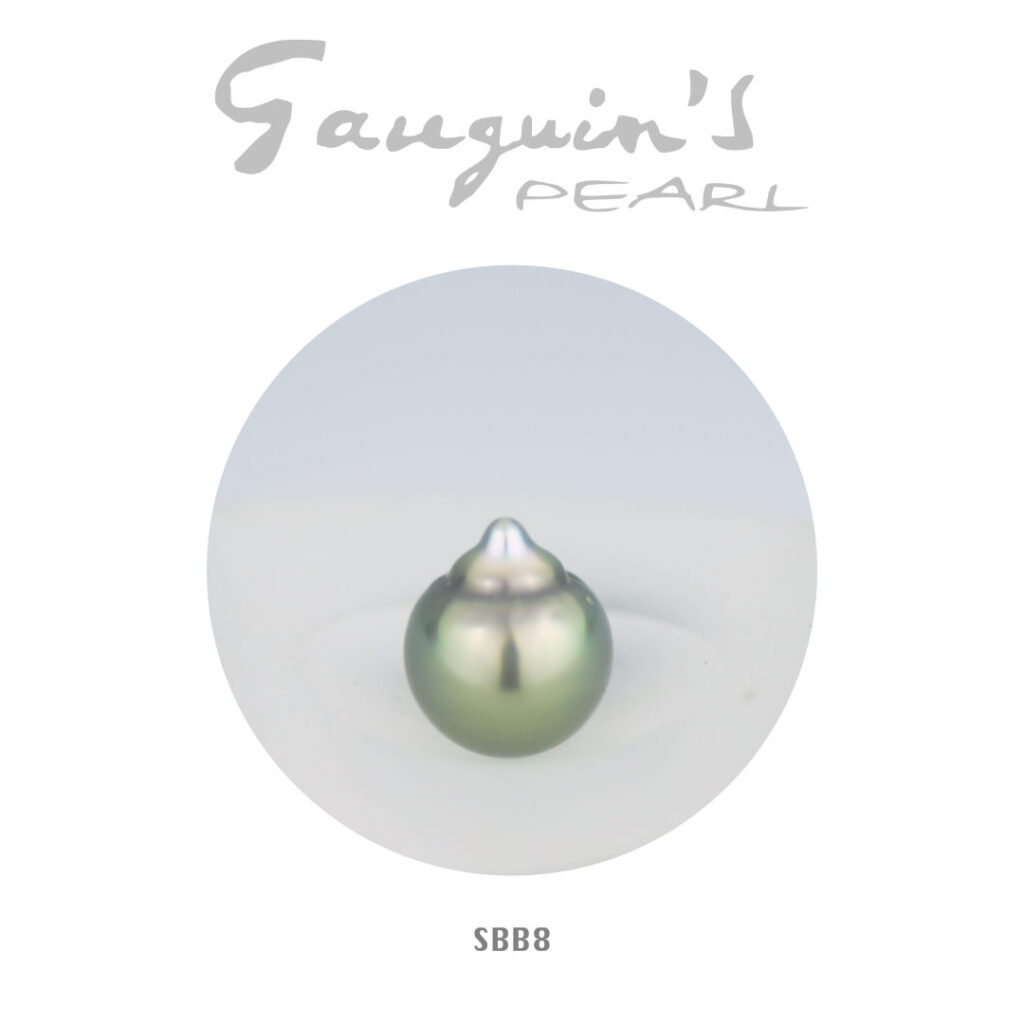 Tahitian pearl, AA Semi-baroque 8mm