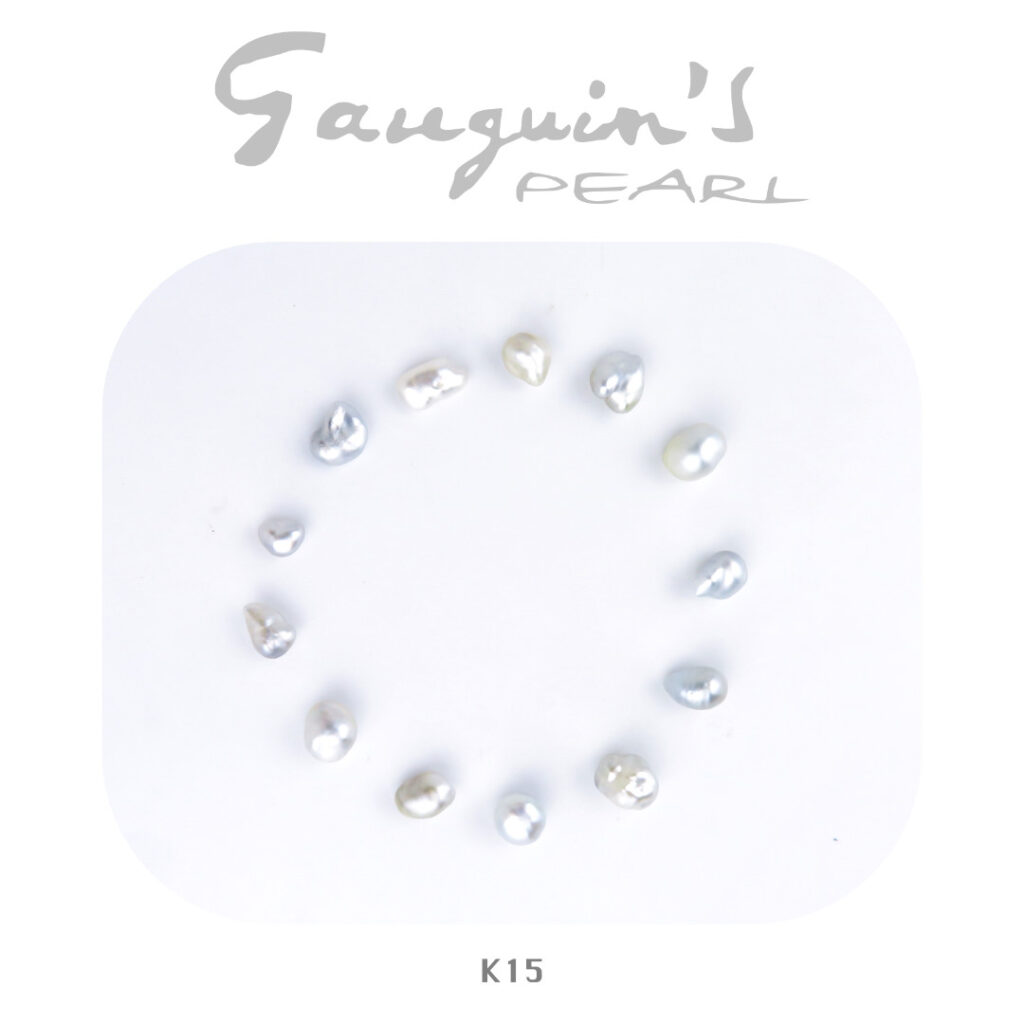 Tahitian pearl, big white Keshis