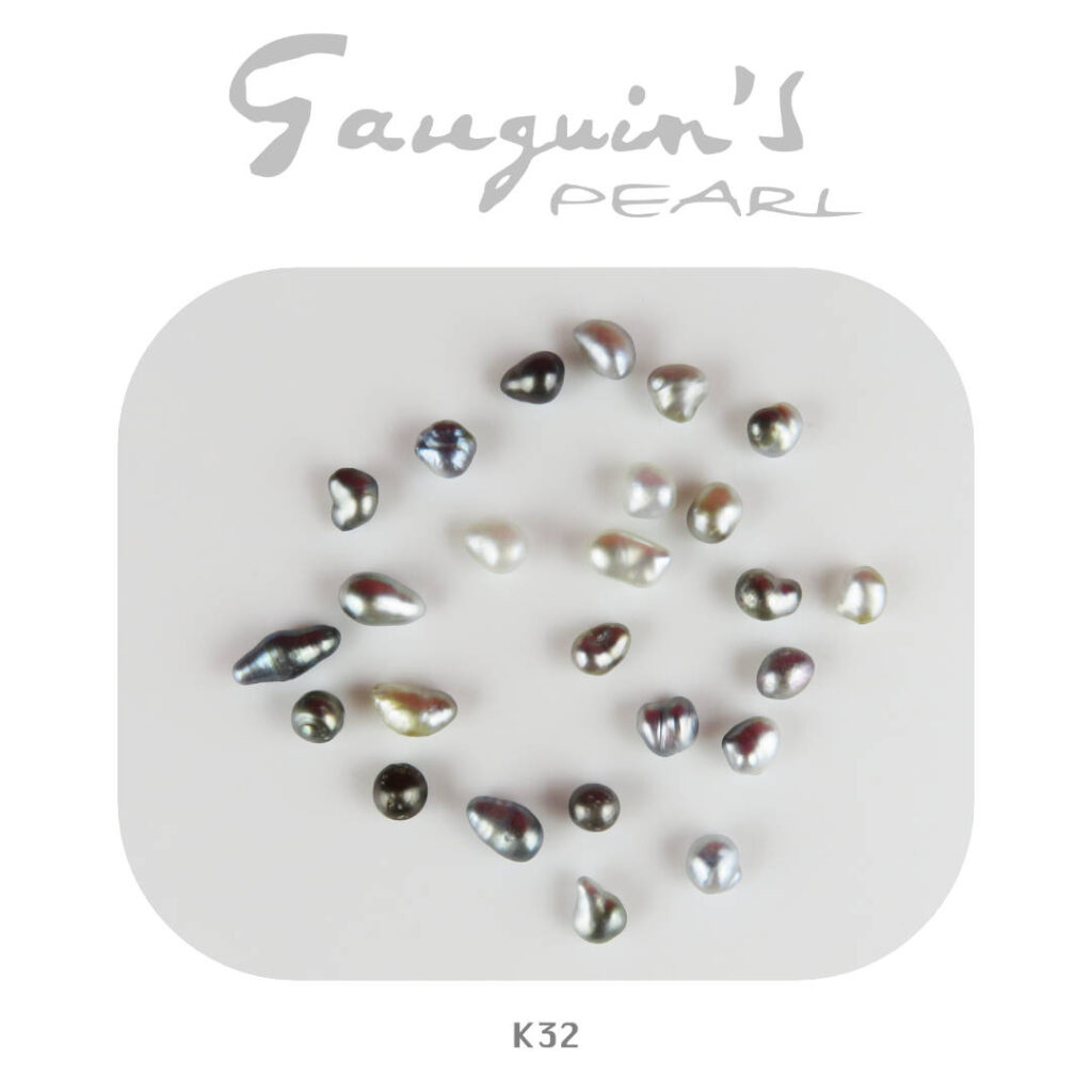 Tahitian pearls, small Keshis
