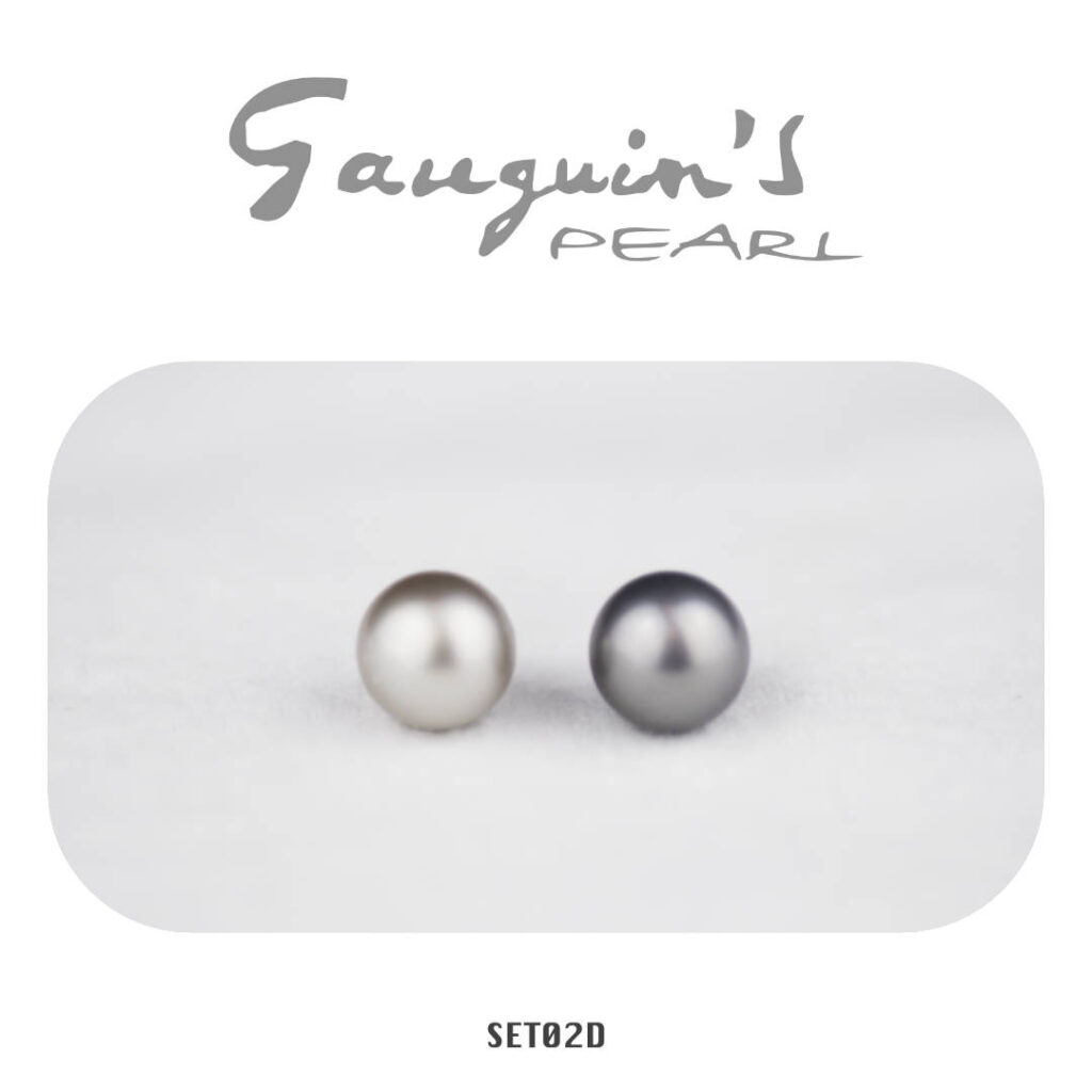 02 Duo Round 11,5mm Tahitian pearls