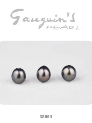 KESHIS ISABELA 03 Semi-baroques Tahitian pearls, 8mm