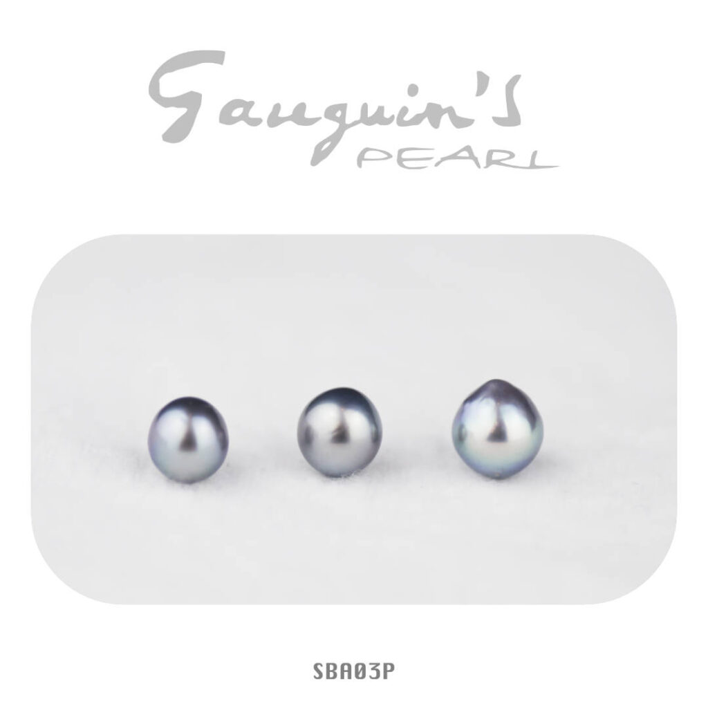 03 Blue Semi-baroques Tahitian pearls