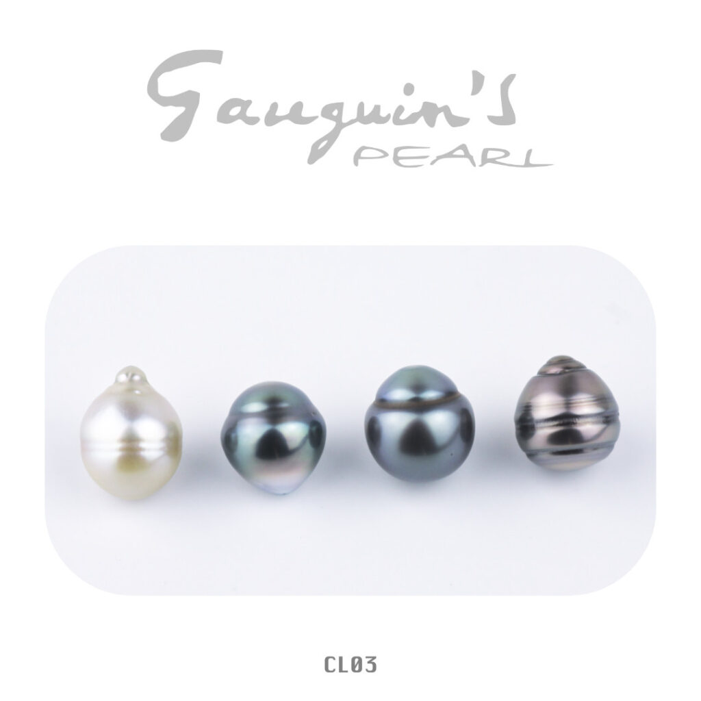 4 big Tahitian pearls