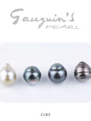 4 big Tahitian pearls