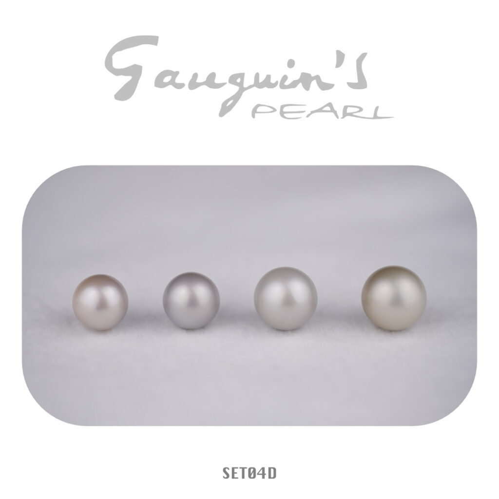 04 Rounds Golden Tahitian pearls