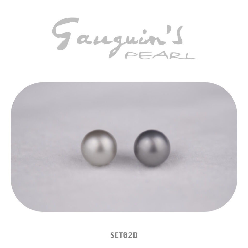 02 Duo Round Tahitian pearls