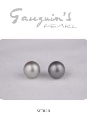 02 Duo Round Tahitian pearls