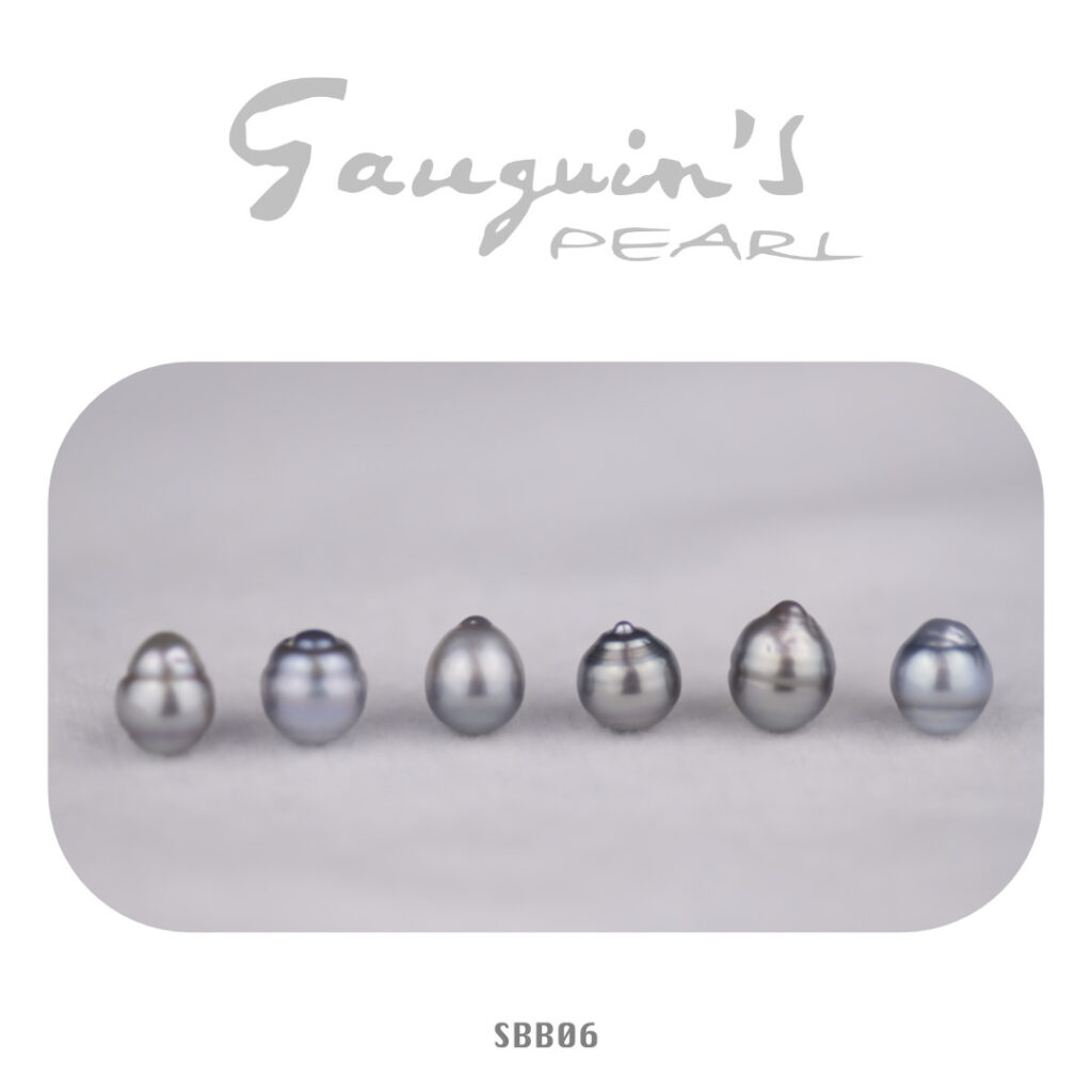 06 Semi-baroque Tahitian pearls