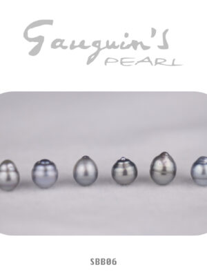06 Semi-baroque Tahitian pearls