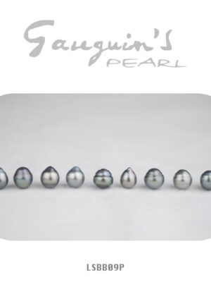 09 Semi-baroque Tahitian pearls