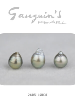 03 Semi-baroques Tahitian pearls
