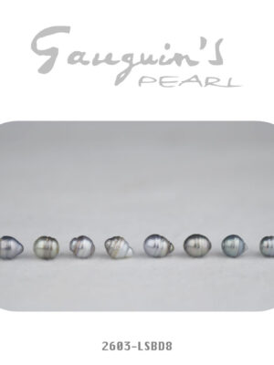 08 Semi-baroques Tahitian pearls