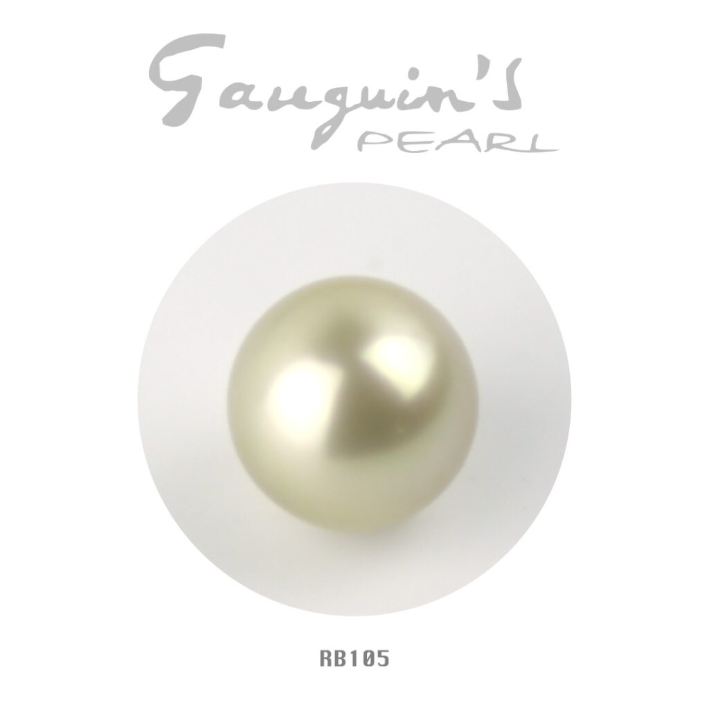 Tahitian pearl, Round AA 10,5mm