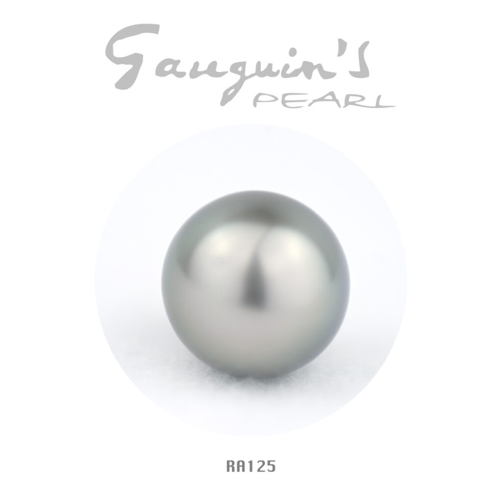 Tahitian pearl, Round AAA 12,5mm
