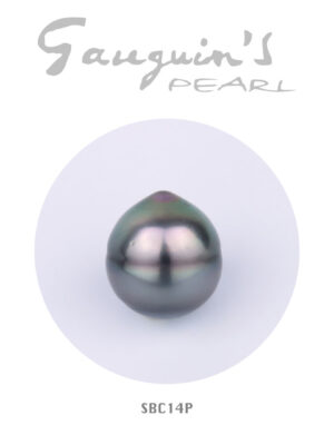 Rare Tahitian pearl, Semi-baroque A 14mm