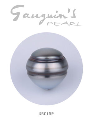 Rare Tahitian pearl, Semi-baroque A 15mm