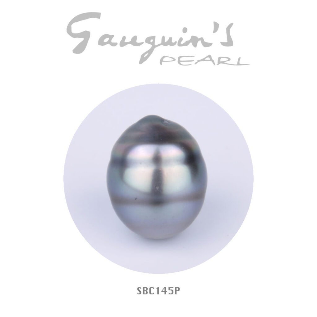 Rare Tahitian pearl, Semi-baroque A 14,5mm