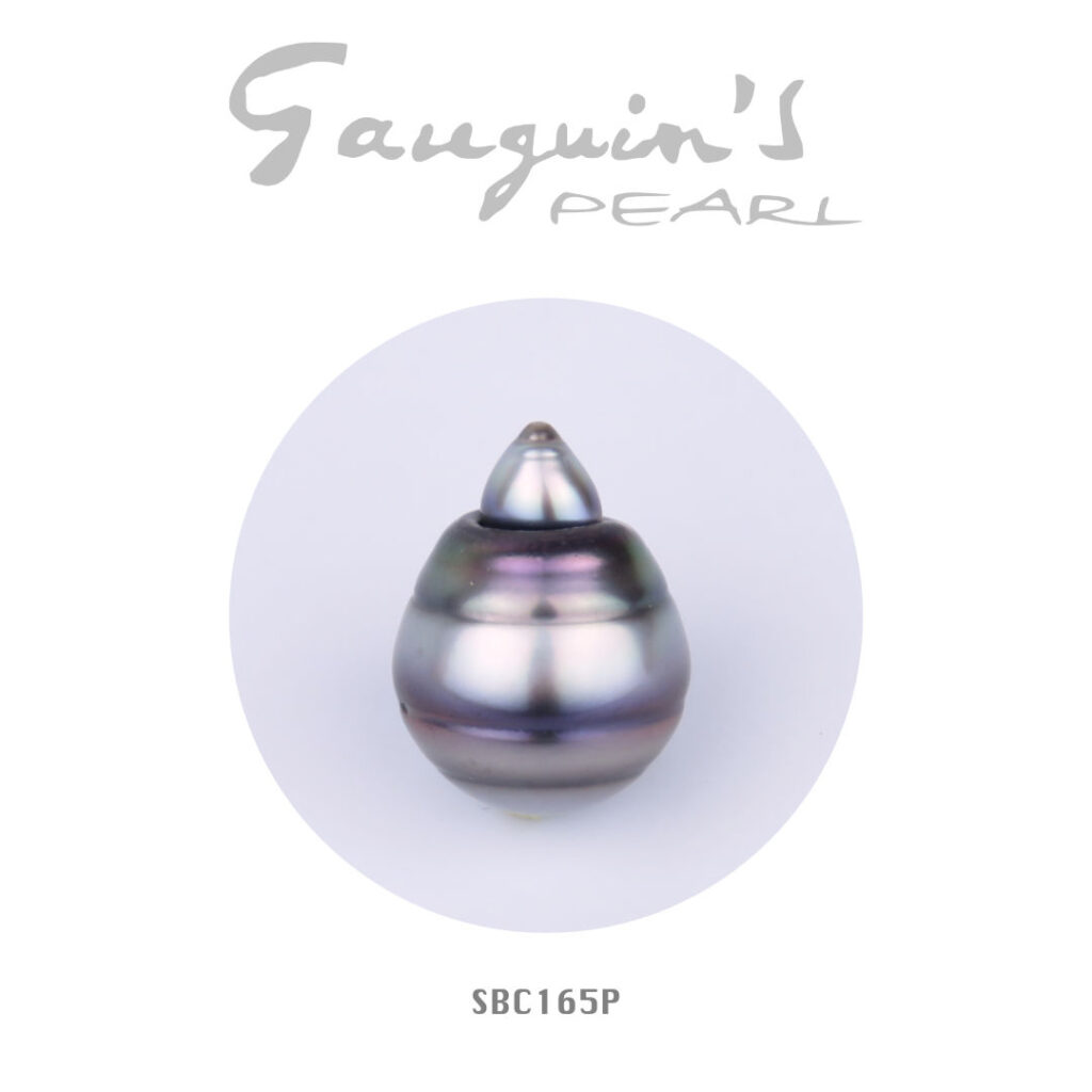 Tahitian pearl, Semi-baroque A+ 16,5mm