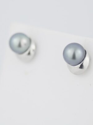 Light Blue Tahitian pearls Earrings