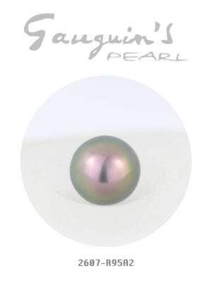 KESHIS ISABELA Round Tahitian Pearl, 9,5mm AAA