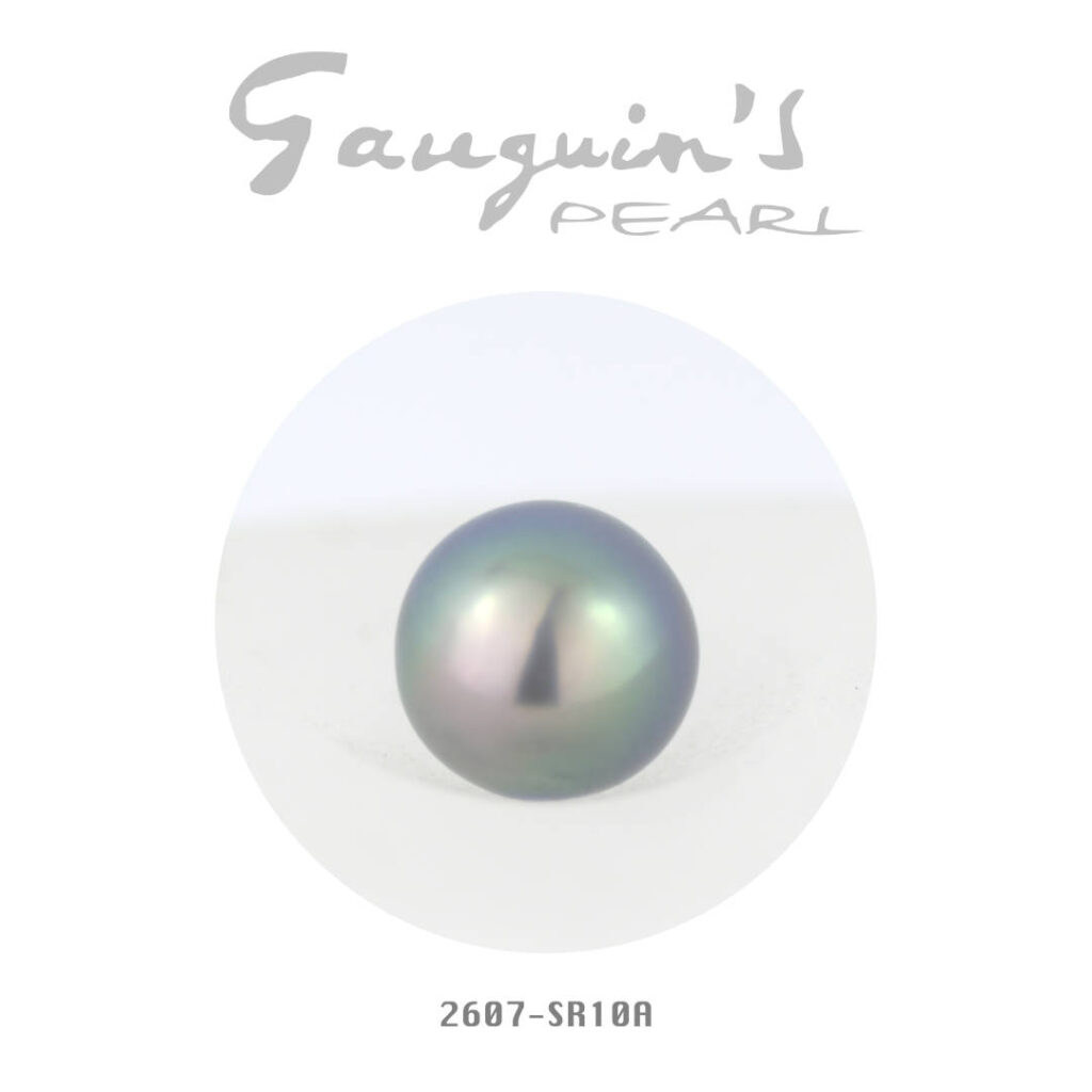 Tahitian pearl, Semi-round AAA 10mm