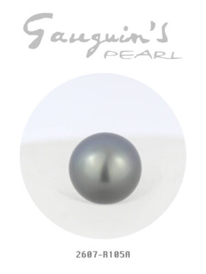 KESHIS ISABELA Dark Tahitian pearl, Round 10,5mm AAA