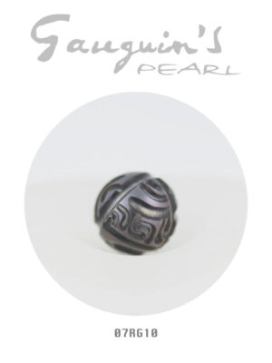 10mm Engraved Tahitian pearl